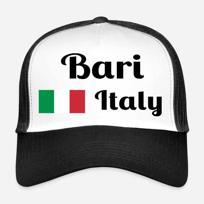 Bari Italia - Imprimés élégants Casquette trucker 