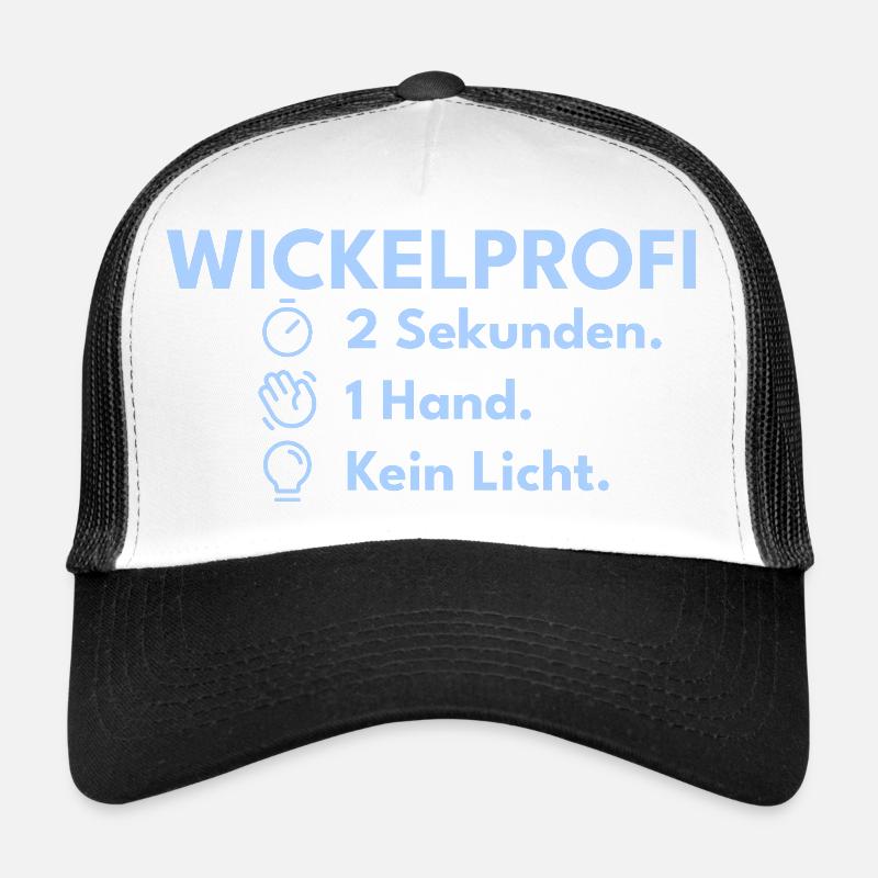Emballage professionnel – 2 secondes. 1 main. Pas de lumière. Casquette trucker 