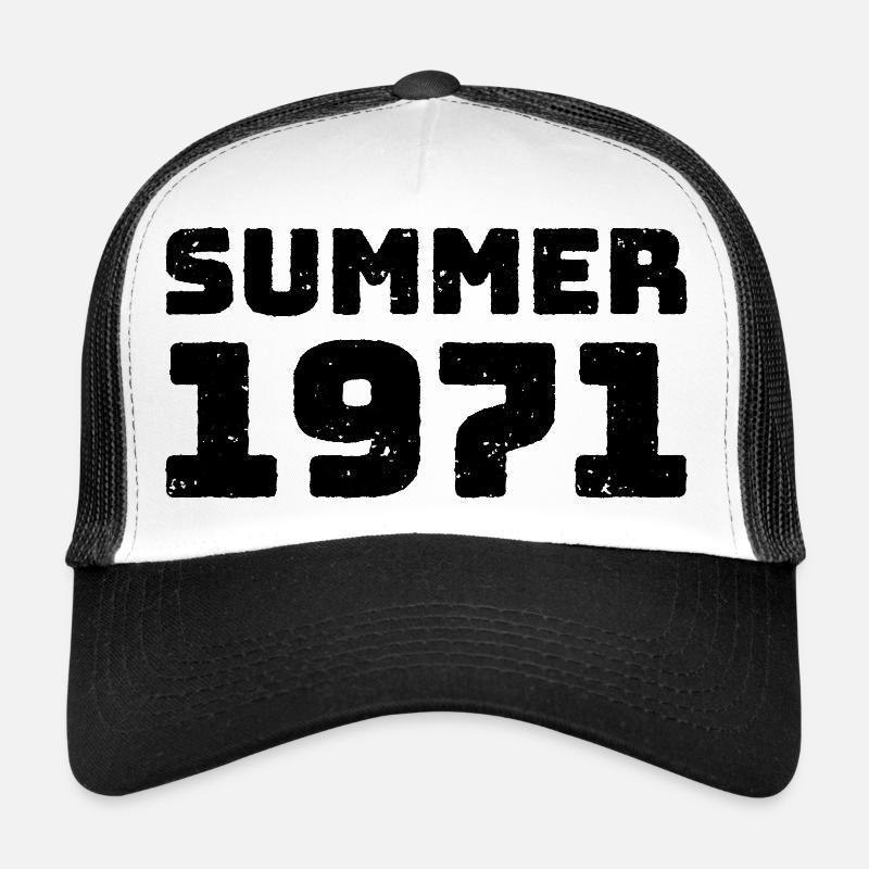 Eté 1971 Vintage Conception de texte Casquette trucker 