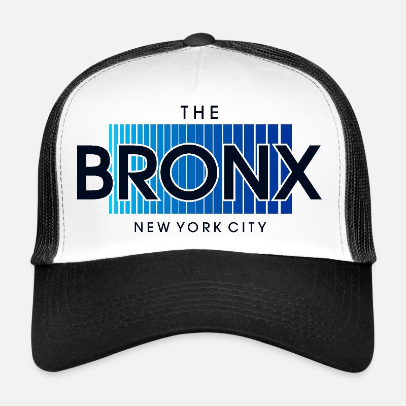 Dégradé de bleu Skyline du Bronx Casquette trucker 