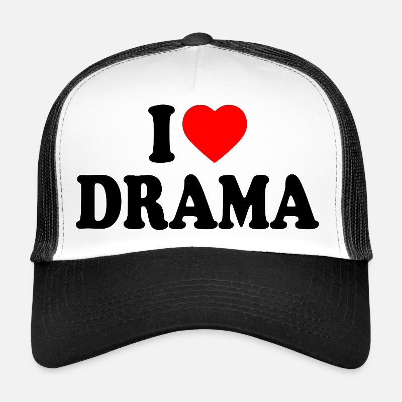 J’aime le drame Casquette trucker 