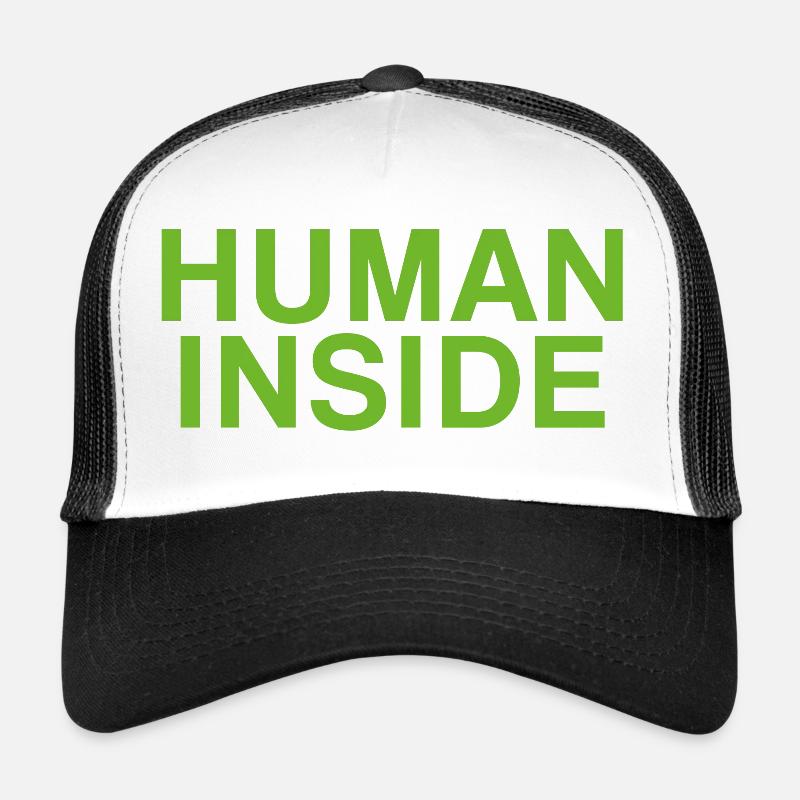 CONCEPTION DE TEXTE HUMAN INSIDE Casquette trucker 