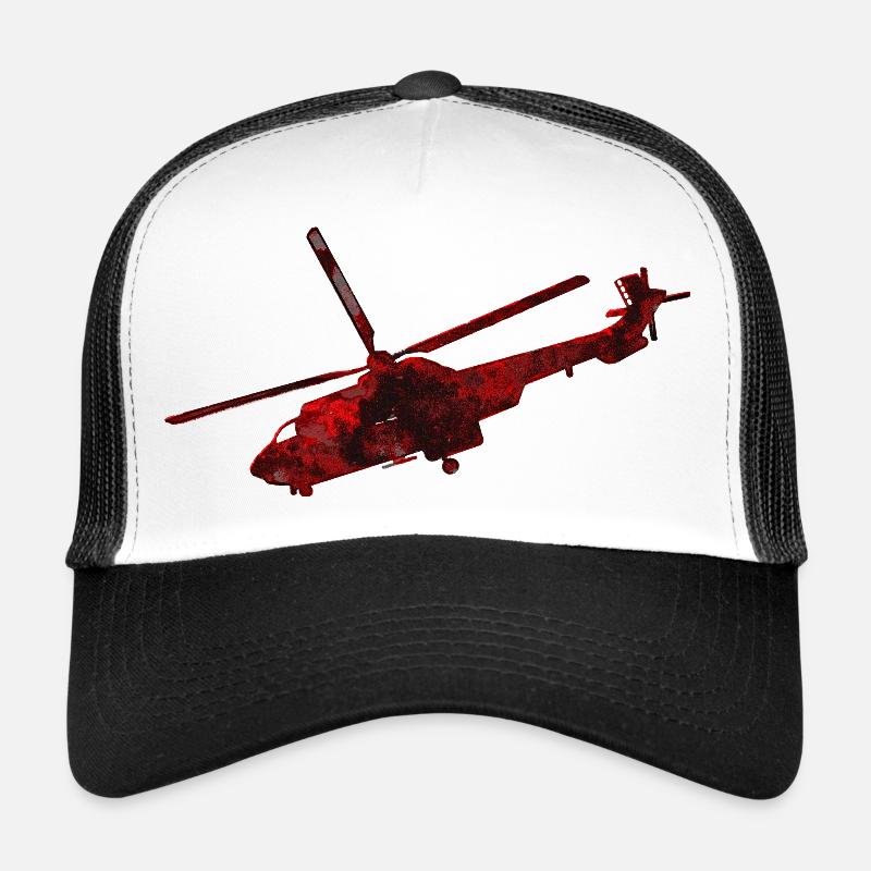 Hélicoptère Heli Casquette trucker 