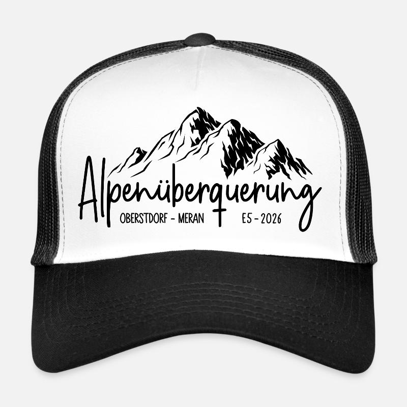 Traversée des Alpes E5 2026 / Oberstdorf - Merano Casquette trucker 