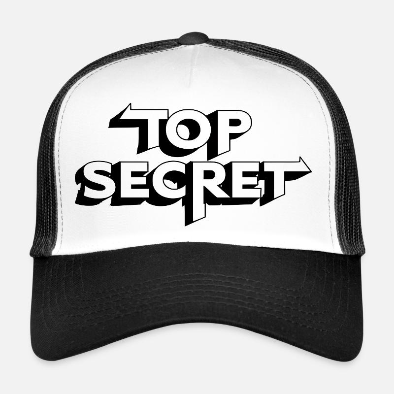 top secret, travail, humour de bureau Casquette trucker 