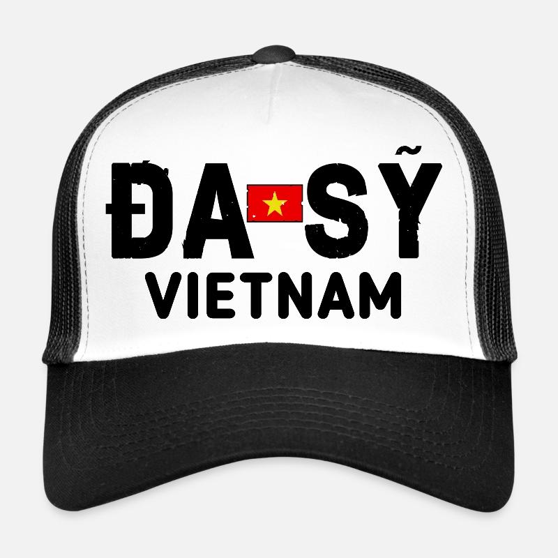da sy Schmiedetradition hanoi - Trucker Cap - Weiß/Schwarz