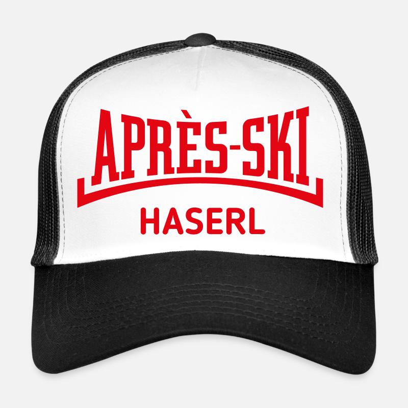 Après-ski bunny (ski bunny / concave / red) Trucker Cap