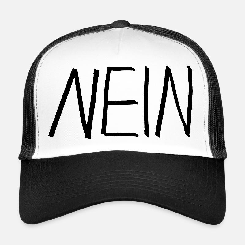 Non - Casquette trucker  - blanc/noir