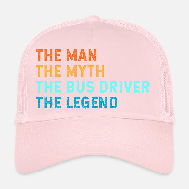 School Bus Driver Bus Driver School Bus Trucker Cap
