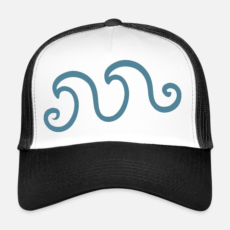 Azure Waves Trucker Cap
