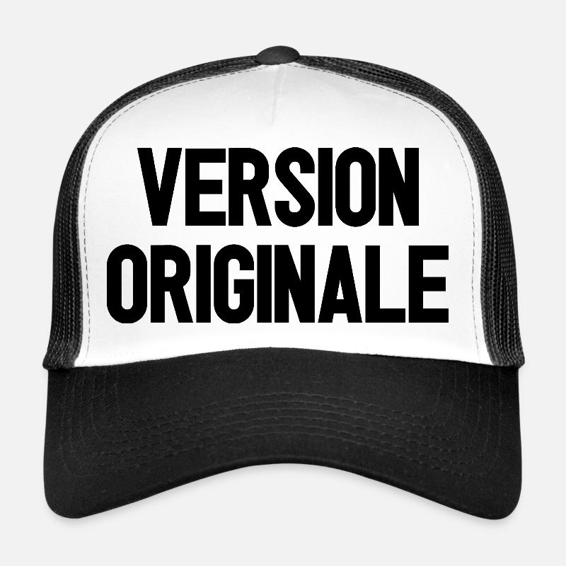 VERSION ORIGINALE !   Casquette trucker 