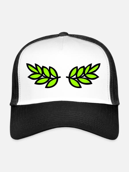 Laurel - Casquette trucker  - blanc/noir - Devant