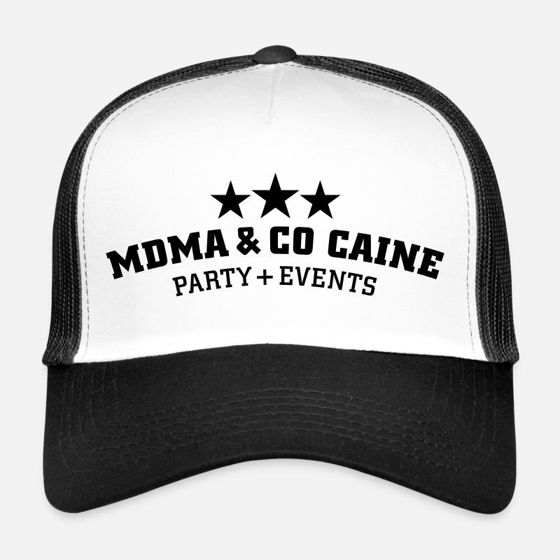 MDMA and Co Caine Casquette trucker 