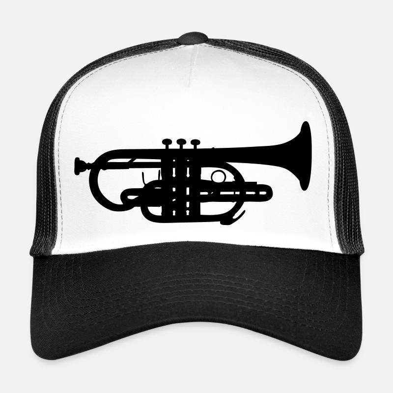 Horn - Trucker Cap - Weiß/Schwarz