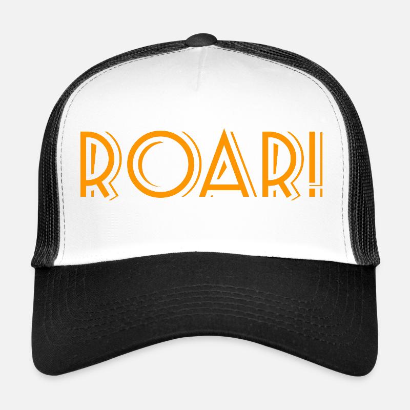 ROAR! - Casquette trucker  - blanc/noir