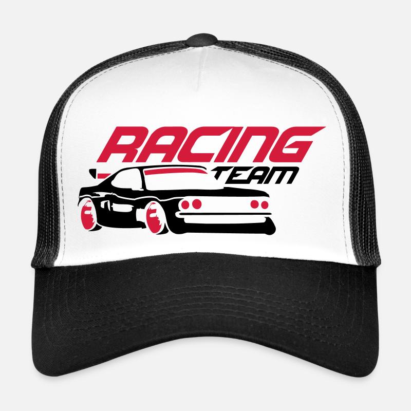Voiture de l'équipe de course Casquette trucker 