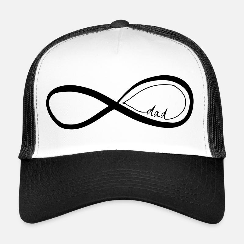 papa - Casquette trucker  - blanc/noir