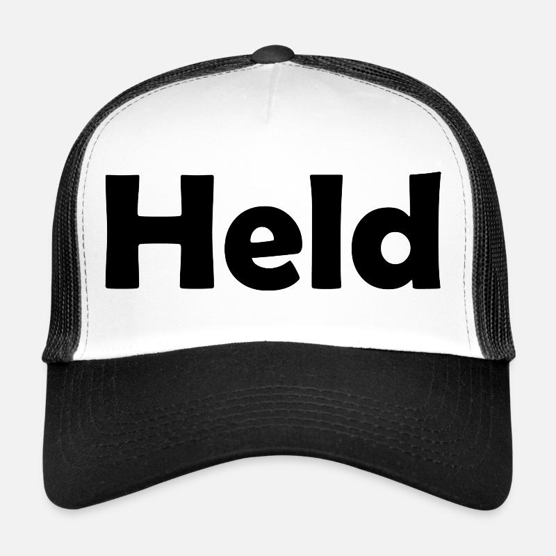 Held - Trucker Cap - Weiß/Schwarz