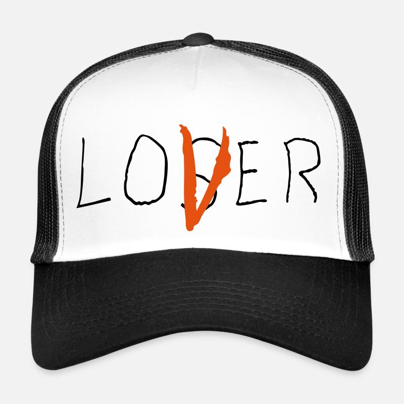 Lover - Trucker Cap - Weiß/Schwarz