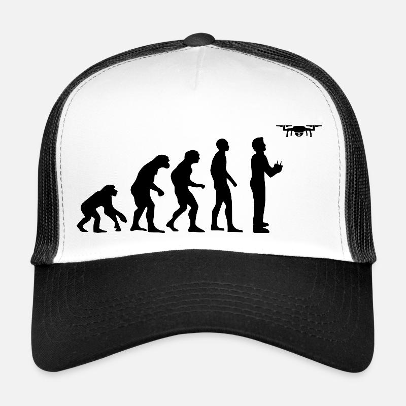 Drone FPV drones - Casquette trucker - blanc/noir