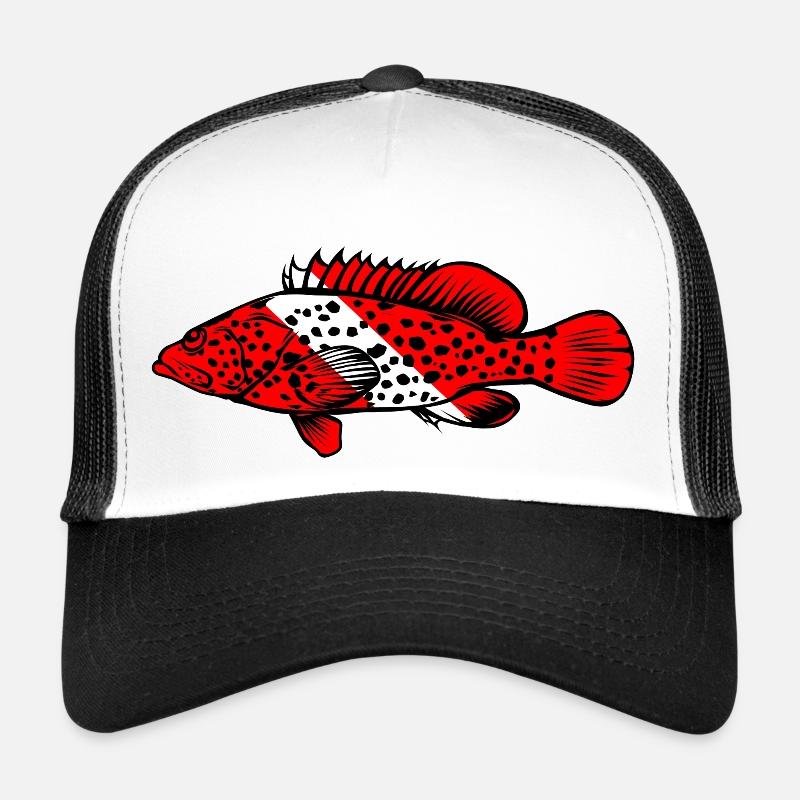 Zackenbarsch von Scuba.Style Trucker Cap