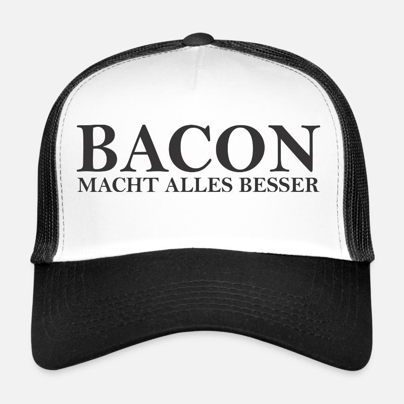 BACON - Trucker Cap - Weiß/Schwarz