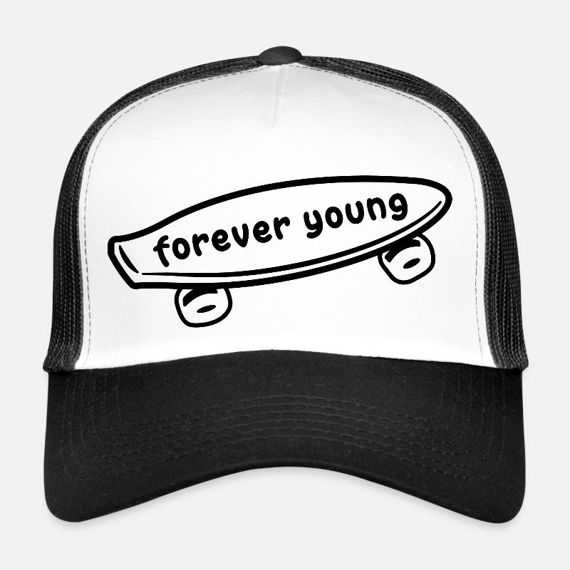 Roller - Trucker Cap - Weiß/Schwarz