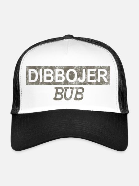 Dibbojer Bub V2 - Trucker Cap - Weiß/Schwarz
