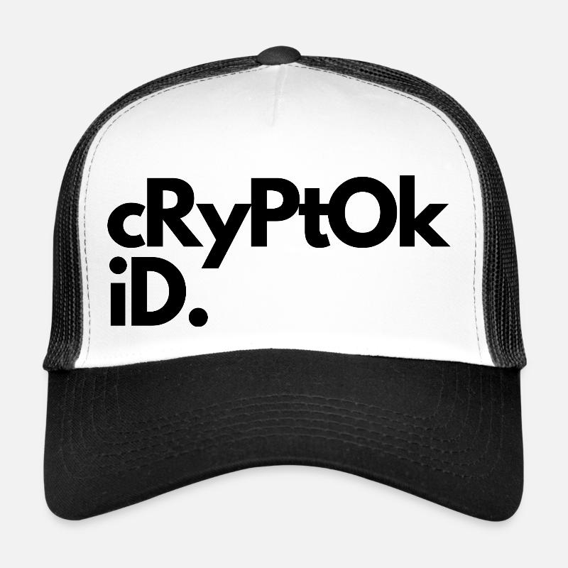 Cryptokid - Trucker Cap - Weiß/Schwarz