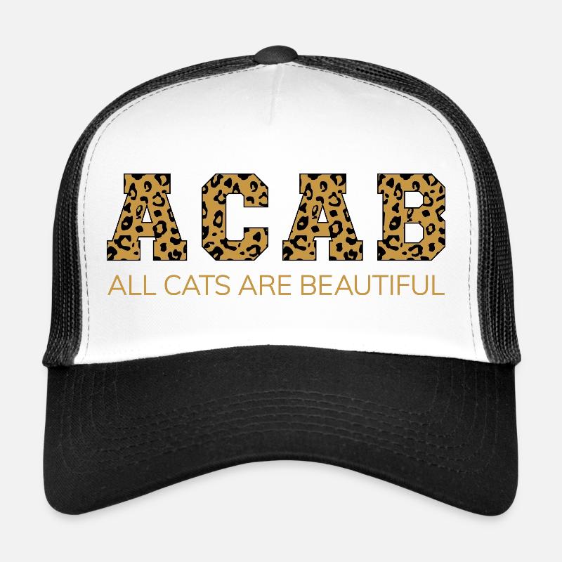 ACAB All Cats Are Beautiful Trucker Cap
