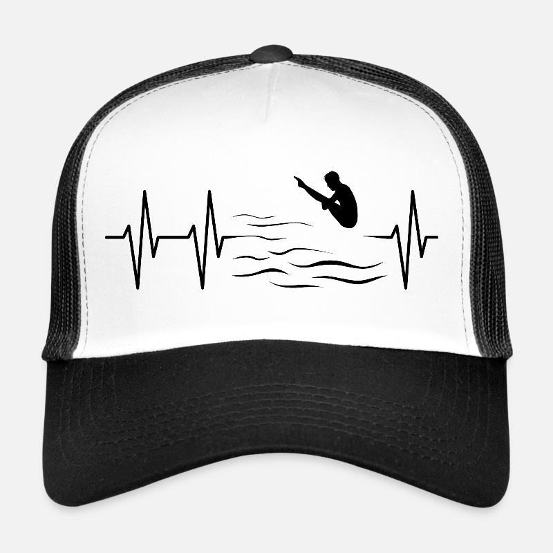 puls turmspringen diver klippenspringen Herzschlag Trucker Cap