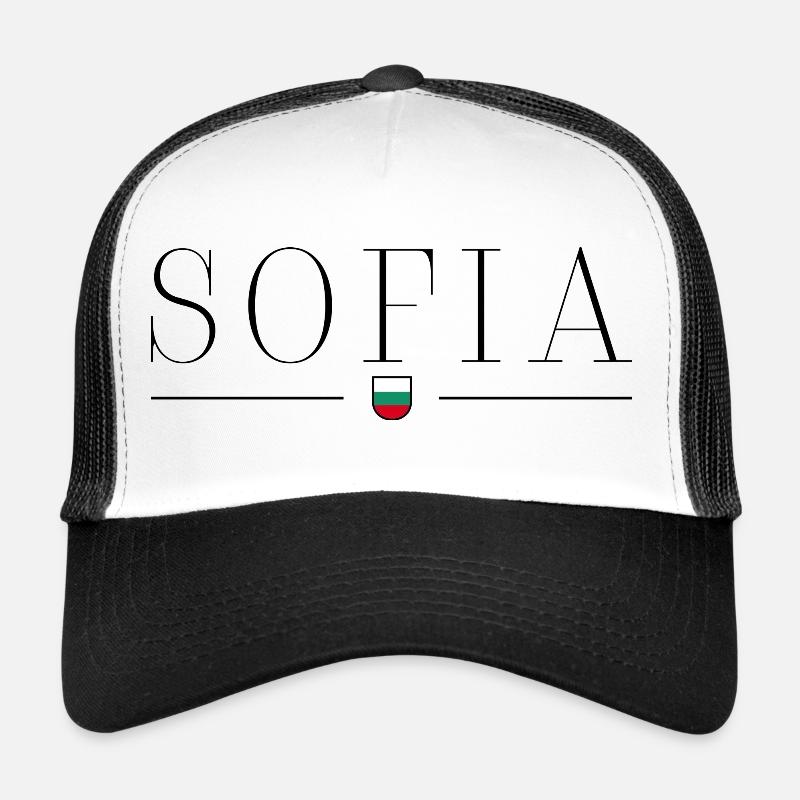 Sofia, Bulgarie T-shirt de conception de style Casquette trucker 