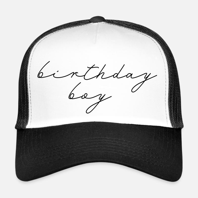 Birthday Boy - Trucker Cap - Weiß/Schwarz