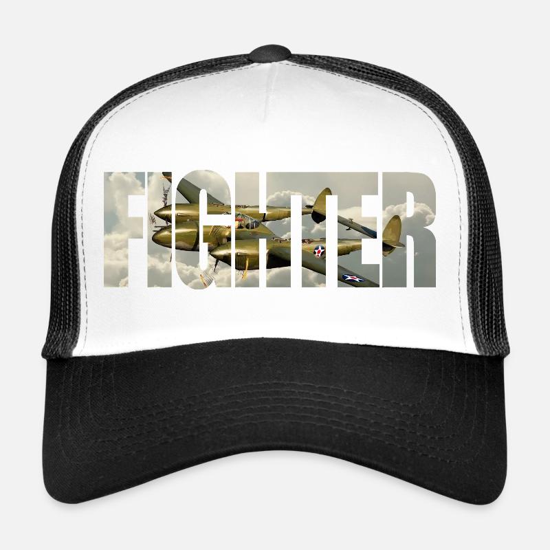 Fighter P-38 Lightning Trucker Cap