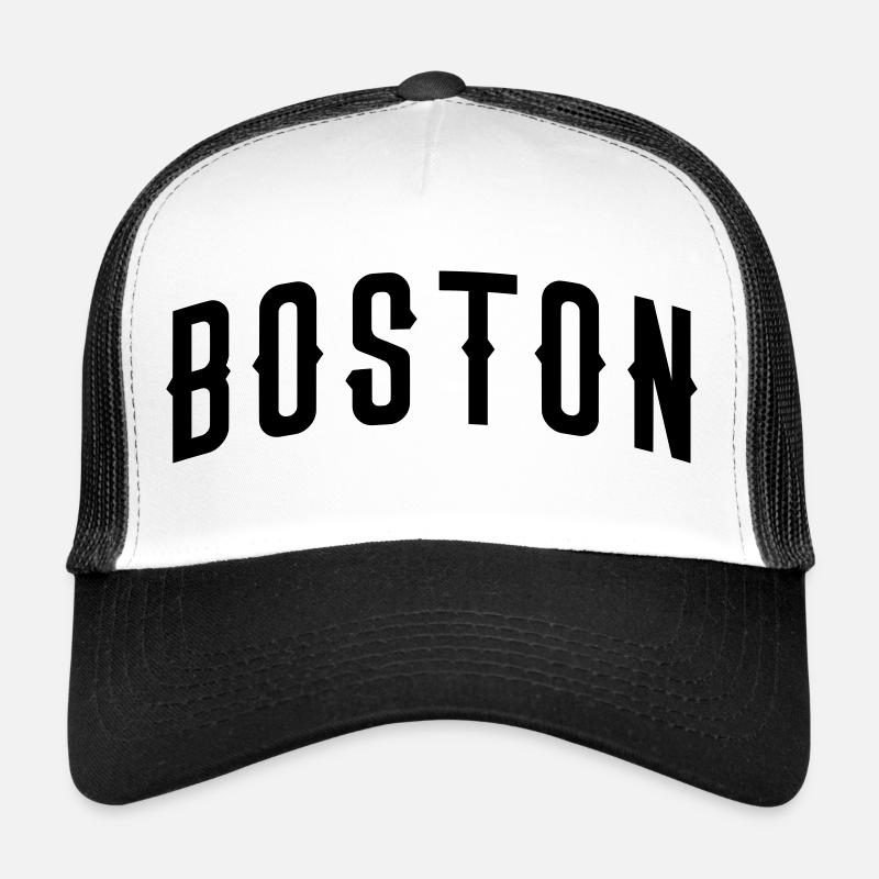 Boston - Trucker Cap - white/black
