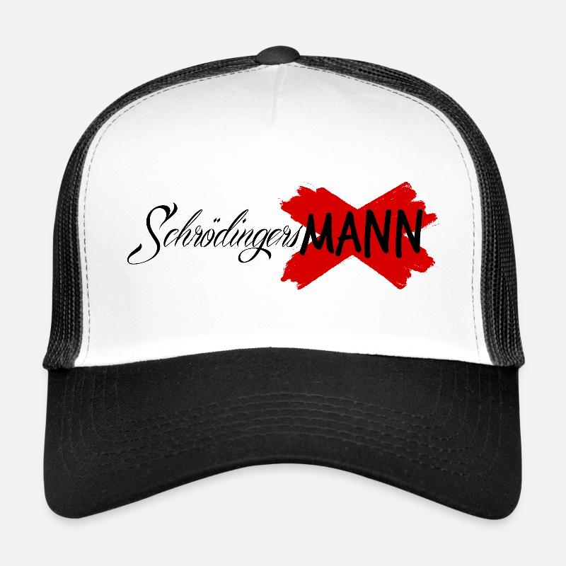 Schrödingers Männer - Trucker Cap - Weiß/Schwarz