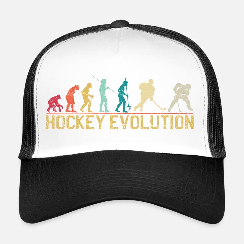 Conception de la silhouette Hockey Evolution Casquette trucker 