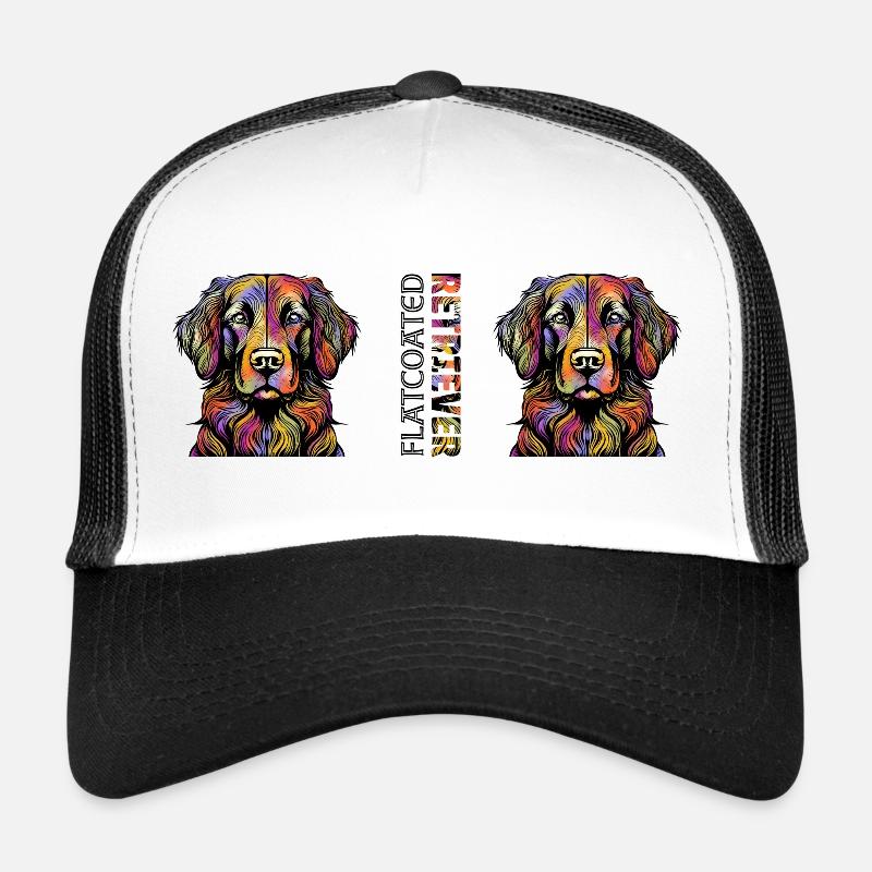 Flat Coated Retriever Trucker Cap