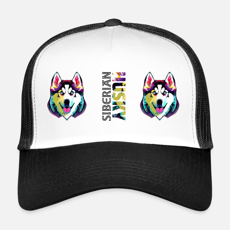 Husky - Trucker Cap - Weiß/Schwarz