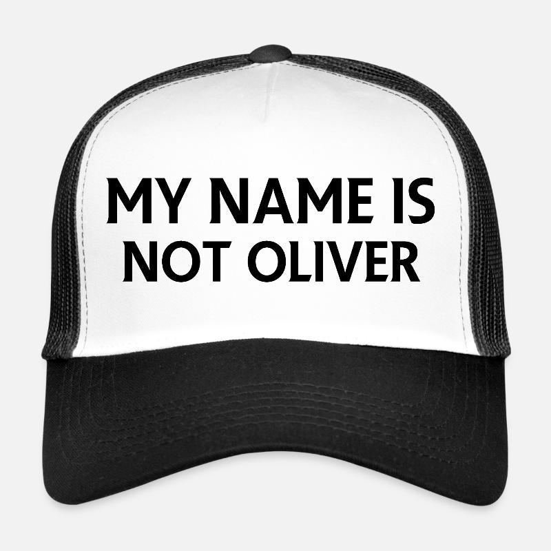 Je ne m’appelle pas Oliver Casquette trucker 