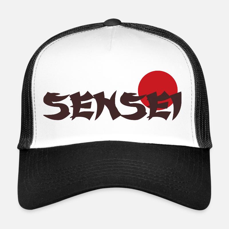 Sensei Text japon Casquette trucker 