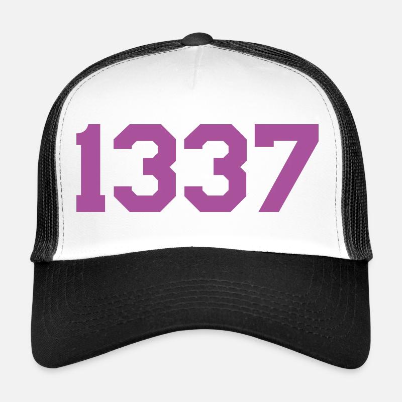 1337 Rose Casquette trucker 