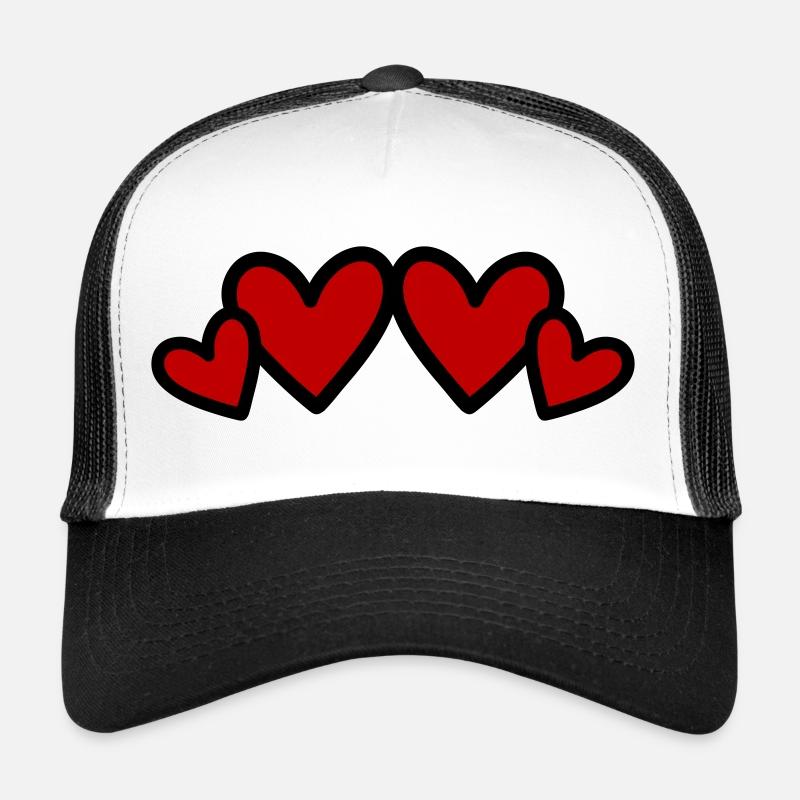 Herzen Symbol Liebe Trucker Cap