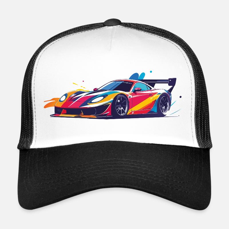 Une carrosserie de course de drift super cool Casquette trucker 