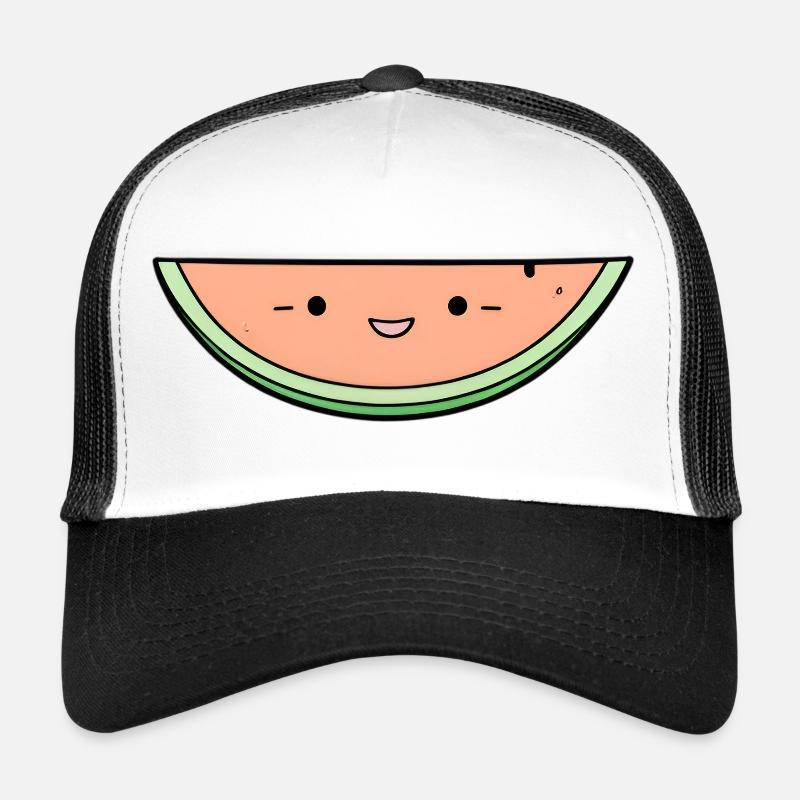 Tranche de melon de kawaï Casquette trucker 