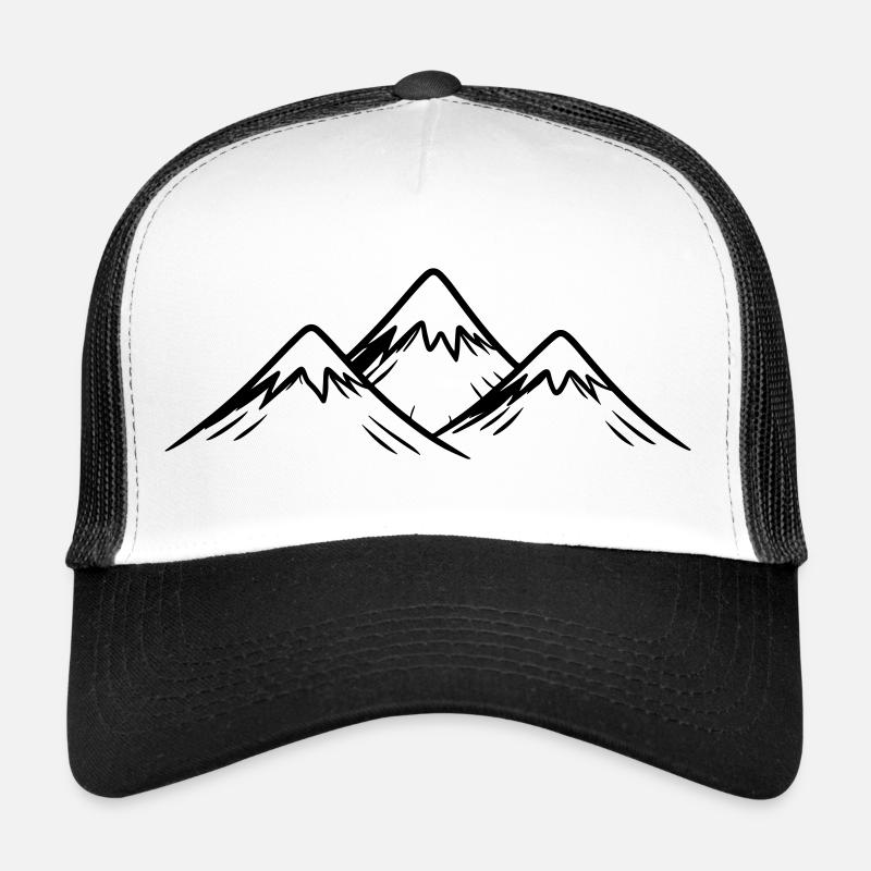 Montagnes Alpes Casquette trucker 