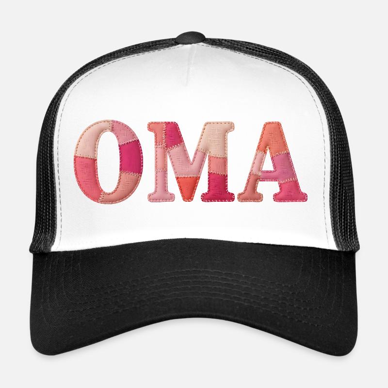 Cadeau OMA Cozy Patchwork Casquette trucker 