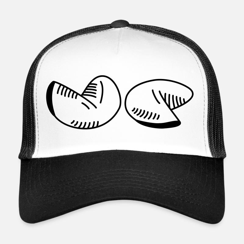 Motif de biscuit chinois – sagesse et humour unis ! Casquette trucker 