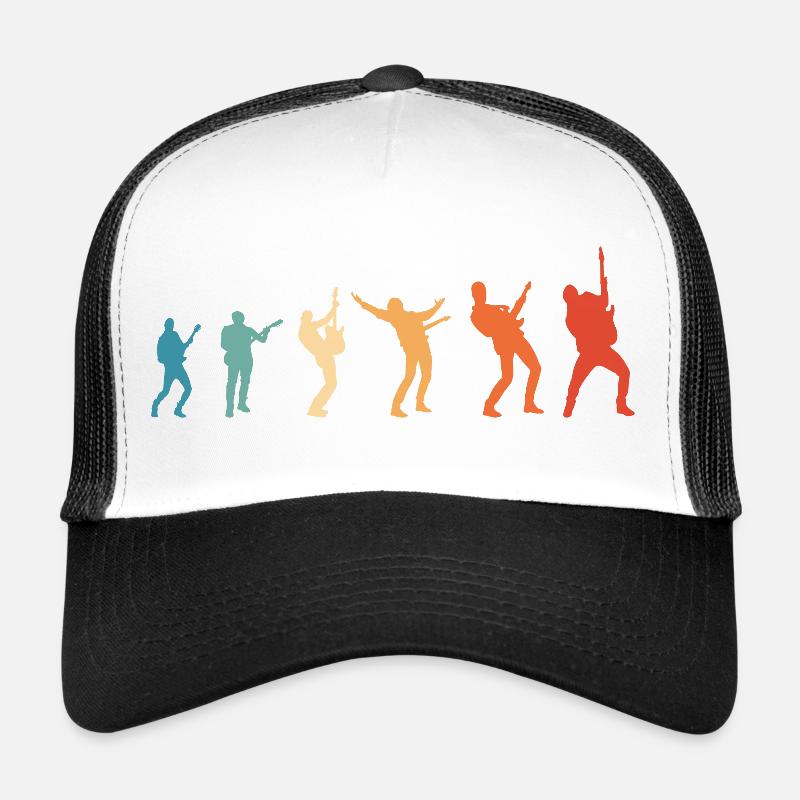 Evolution Rock Music Guitariste Casquette trucker 