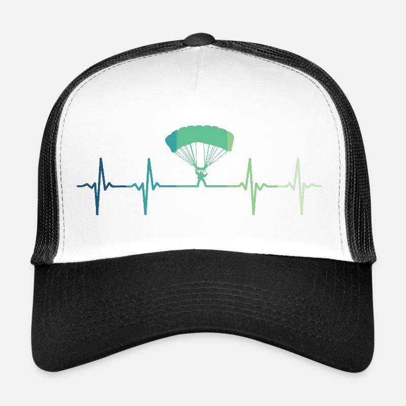 Paragliding heartbeat paraglider Trucker Cap